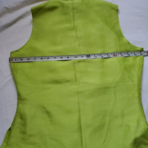 Anne Carson silk sleeveless lined blouse sz M - Picture 4 of 6